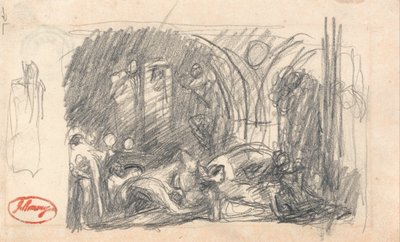 Escena de prisión de George Romney
